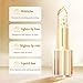 Transferproof Color Changing Lipstick, Gold Crystal Ph Lipstick Color Changing, Clear Lip stick That Changes Color, Hydrating Non-Sticky for Women,Vivid Color, Long Lasting Moisturizing Lip Glow