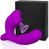 AZOI Ṿibradóradòr Mujer Clítoriś pro 5 sùcciønadør Clîťoris original Vibräđorädør Eștɨmṳlạdor con 10 Modos,Jṵguḙtḙṡ Eróticòṣ para Pārējá Ŝęxṳalęs Femènịnô verdạderô impermeable,Morado