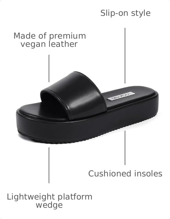 Image of Platform Sandals for Women Straw Raffia Sandals Women Cute Sandal Wedges for Beach Vacation Comfortable Espadrille Platform Shoes
