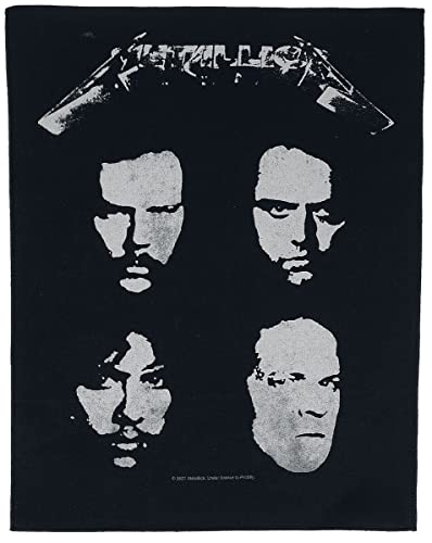 Metallica Black Album Unisexe Dossard noir/blanc 100% Polyester