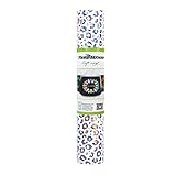 TECKWRAP Transparent Holographic Overlay Lamination Chrome Adhesive Vinyl 1ft x 5ft, Transparent Leopard Pattern