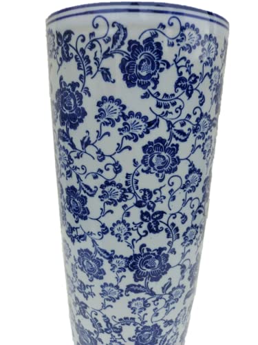 Classic Umbrella Stand/Walking Stick holder Ceramic 18 Round