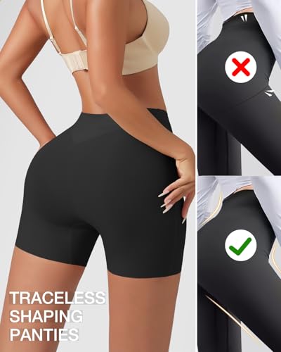 Image of Tummy Control Shapewear Shorts for Women Under Dress Womens Compression Shorts Under Dress Shapewear