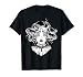 Horned Devil Girl Tshirt - Satanic Halloween Glitch Goth Tee