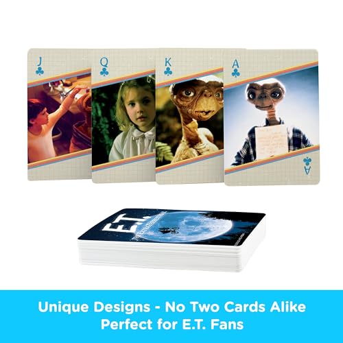 AQUARIUS E.T. naipes de póker tamaño estándar 54 cartas miniatura 3