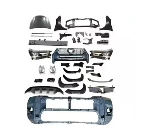 FILWY Compatible with Toyota Hilux/Vigo Rocco 2005-2015 & 2018 - Facelift Body Kit with Front & Rear Bumpers, OE Fit Tuning Exterior Accessory