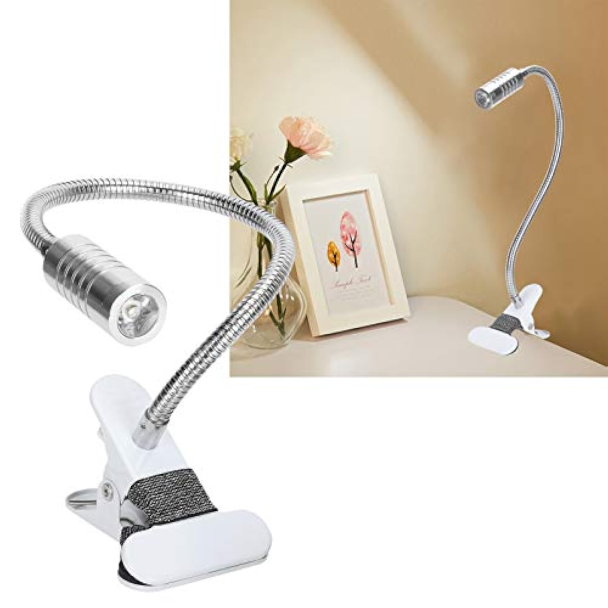 USB Powered LED Desk Lamp for Reading, Warm Light