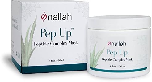 Nallah Anti Aging Peptide Mask, Collagen Boosting, Infused with Natural Peptide Extracts For Instantly Radiant, Hydrated, and Smooth Skin, 4 Ounce