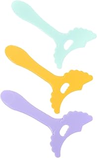 Didiseaon Estêncil De Maquiagem De Silicone 3 Pçs Ferramenta Sombra Silicone Estênceis De Delineador De Olhos Estênceis De Delineador De Olhos Estênceis De Delineador De Silicone