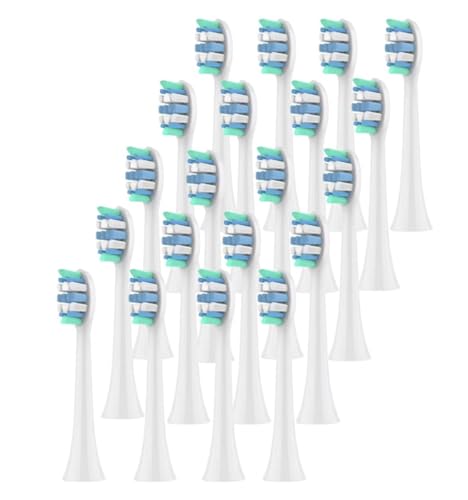 �����p���u���V�w�b�h�A�݊���������܂��t�B���b�v�X Sonicare�d���u���V�w�b�h1100 2100 4100 4300 5100 5300�ȂǂɑΉ�(20pcs)