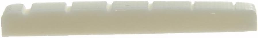 Dopro 42x3.5mm Flat Bottom Pure Cattle Bone Electric Guitar Nut for Strat Tele Guitars