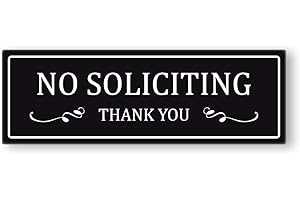 TRUSTY No Soliciting Sticker: Your Guardian Against Unwanted Guests