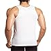 VIP Bonus Men's Cotton Tank Top Undershirt, Sleeveless Athletic A-Shirt,(90 cm) White, Pack of 6