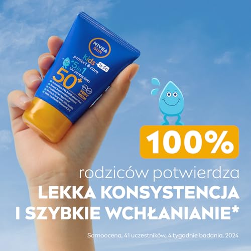 NIVEA SUN Kids Protect & Care Balsam do opalania dla dzieci SPF 50+ rozmiar podróżny 50 ml