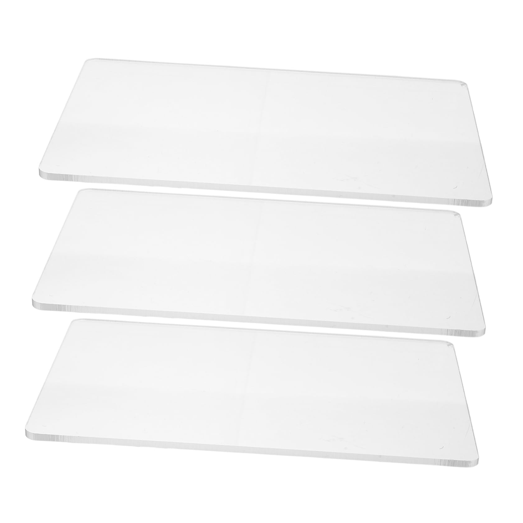 IWOWHERO Portable 3pcs Transparent Engraving Mats Die Cutting Machine Plates Non-slip Coating for Artistic Craft