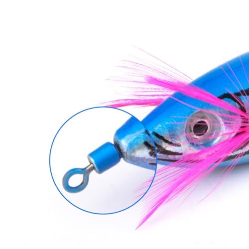 Cebos de pesca resistentes y ligeros TEHAUX pack de 4 piezas 3
