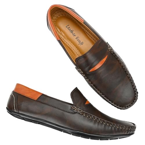 Image of Leatherkraft Mens Lk Eye Loafer Flat