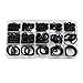 O Ring Assortment Kit, Washer Assort Rubber Gasket Seal, O Rings Replacement Effective Automotive Repair Tool for Valve Automobile Parts Industrial