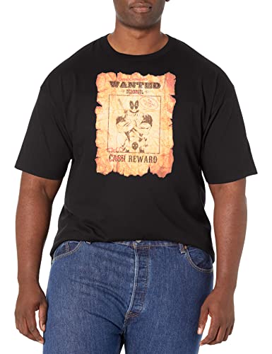 Marvel Deadpool Wanted T-Shirt Homme anti-déformation en coton