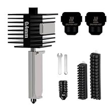 A1/A1 mini Hotend 3D Printer Nozzle Silicone Brush Upgrade 0.4MM Hardened Steel Nozzle Hot End Kit for Bambu Lab A1 A1 mini Hotend 3D Printer Extruder Replacement Accessories