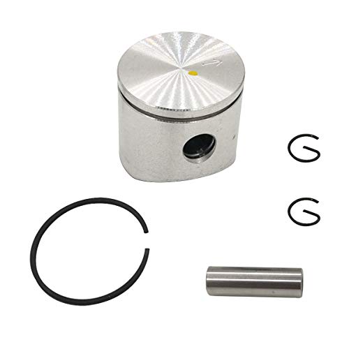 Cancanle 38mm Piston Assembly Piston Ring Pin Clip for Husqvarna 137 Chainsaw