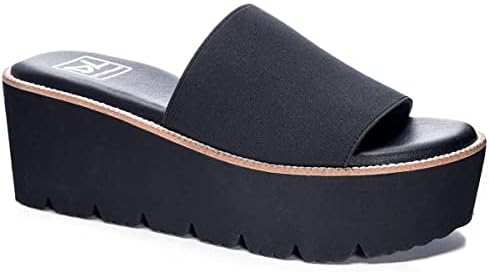 Dirty Laundry by Chinese Laundry Women's Pivot Wedge Sandal, Black, 7 | Image 1