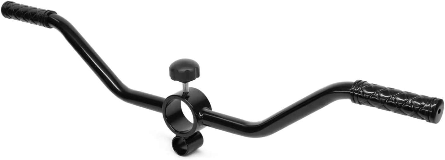 Yes4All Exercise Machine Adjustable T Bar Row Attachment, D Row Handle/Landmine Handle Attachment with Textured Rubber Handles