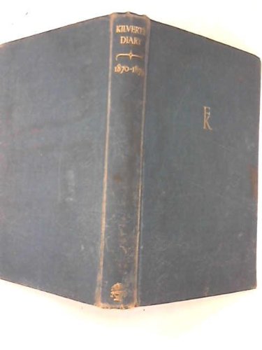 Kilvert's Diary 1870-1879 B000SATIOG Book Cover