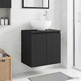 Generico Mobile Lavabo da Parete Nero 49,5 x 35 x 63 cm,Armadietti e portaoggetti,Componenti di arredo,Componenti di arredo bagno-890383