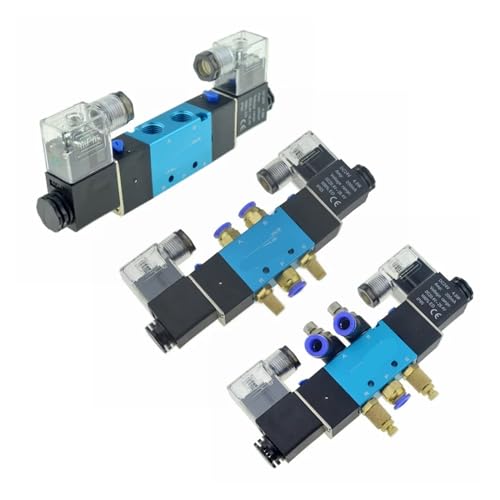 Électrovanne pneumatique 10mm double commande pour inverser un vérin 110V