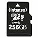 Intenso Premium microSDXC 256GB Class 10 UHS-I Speicherkarte inkl. SD-Adapter (bis zu 90 MB/s), schwarz