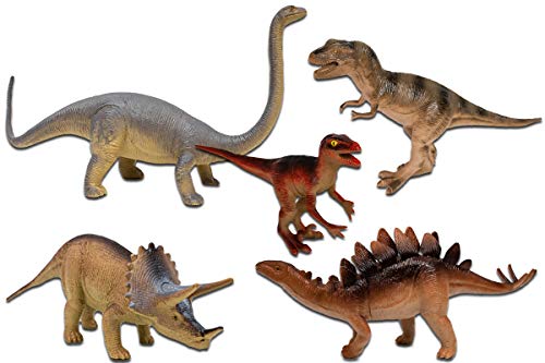 Trendario Dinosaurier Spielzeug Dinosaurier Figuren Set Dinos Figuren Dino Kinder ca. 20cm