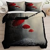 【Ensemble de housse de couette】Ce set de housse de couette comprend 1 housse de couette 90x190 cm et 1 taie 65x65 cm. La housse de couette réversible est conçue avec un motif double face. Retournez-la à tout moment pour un rendu visuel harmonieux et agréable