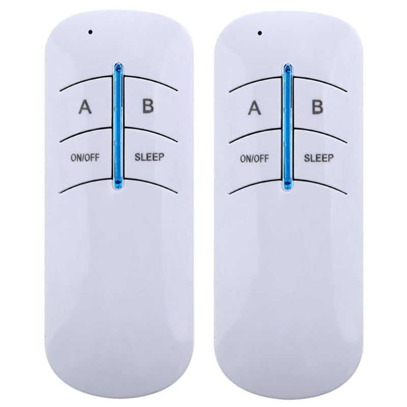 Retoo Interruttore con Telecomando, Interruttore wireless ON/OFF 220V, Comando a Distanza Portata 30m per Lampada Luce, Ricevitore Radio da Paretec Controller Trasmettitore, Parete Senza Fili