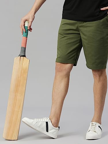 Image of Thomas Scott Men's | Solid | Chino Shorts | Regular Fit | Cotton Elastane | Above Knee | Casual Short