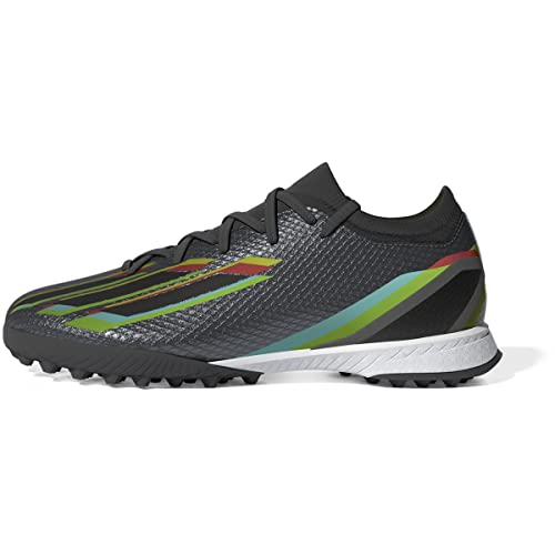 adidas mens X Speedportal.3 Soccer Shoes, Silver Metallic-core Black-solar Yellow, 13