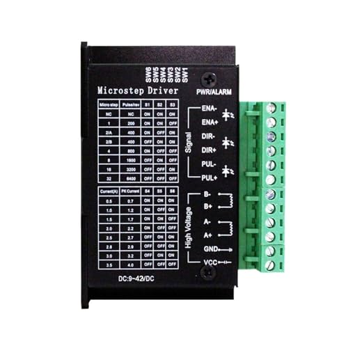 TB6600 driver pas à pas 9-42V résout les pertes de pas pour moteurs 42/57/86