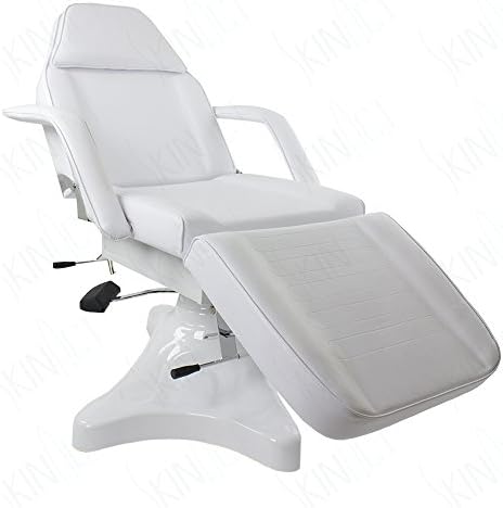 Hydraulic Facial Bed with One Free Stool By SkinAct WHITE