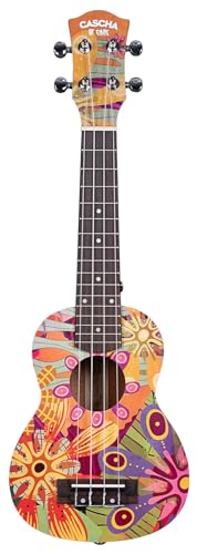 Soprano Ukulele Art Series Flowers - Les Beatles, Paul McCartney, John Lennon, RIngo Starr, George Harrison Soprano Ukulele Art Series Flowers – Image 3