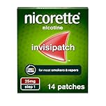 Nicorette InvisiPatch, Nicotine Patches Step 1, 25mg, 14 count, Effective and discreet Stop Smoking and Stop Vaping Aid, Nicotine Patches to Beat Cravings & Withdrawal Symptoms(Quit Smoking or Vaping)
