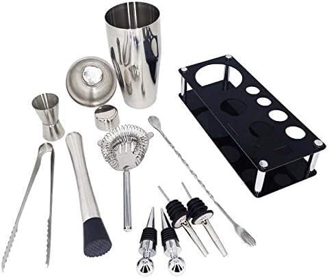 Set de Coctelera de Acero Inoxidable 750ml con Soporte (11 Piezas) miniatura 4