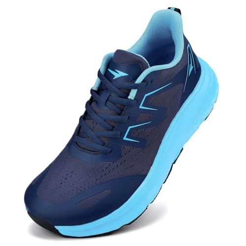 Image of Mens Wide Walking Shoes Wide Toe Box Running Casual Sneakers Tennis Comfortable Trail Athletic Sport Gym Soft Sole