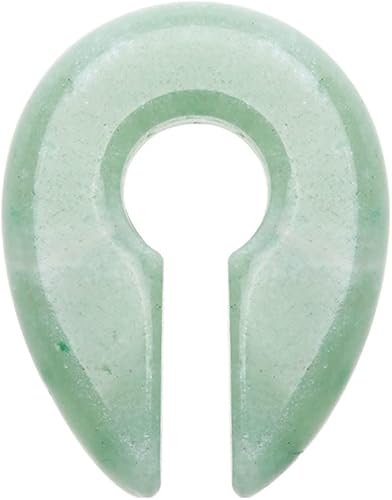 Pendientes colgantes de piedra natural de jade