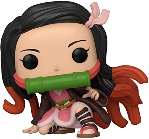 Demon Slayer – Boneco Funko Pop! de vinil do Nezuko Kamado (junto com capa protetora de caixa pop) c