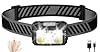 Diboniur Lampe Frontale USB Rechargeable, Lampe Frontale LED Ultra Puissante - Variateur Continu pour Autonomie Optimisée, Capteur Mouvement, IPX5, 10 Modes pour Activités Nocturnes