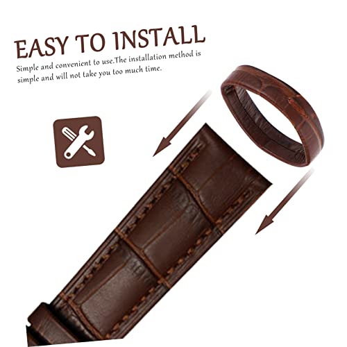 GALPADA 30pcs Supple Loop for Watchband Replacement Watch Band Keeper Leather Watchband Loop Parts3