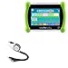 BoxWave Cable Compatible with Leapfrog LeapPad Academy (Cable by BoxWave) - AllCharge miniSync, Retractable, Portable USB Cable for Leapfrog LeapPad Academy - Jet Black