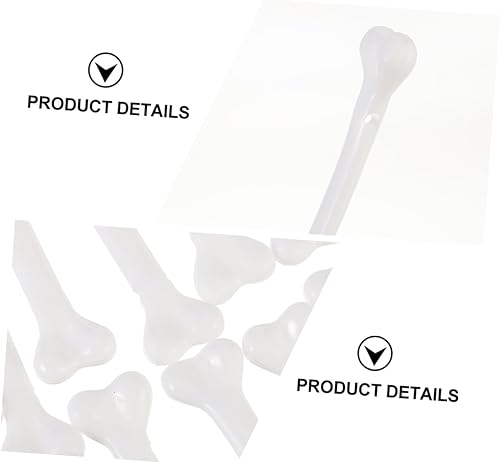 Miniatura 7 de Abaodam 180 Pcs Halloween Plastic Bones Artificial Bones Halloween Skeleton Bones Halloween Bone Decoration Halloween Party Decorations Skelton Mini