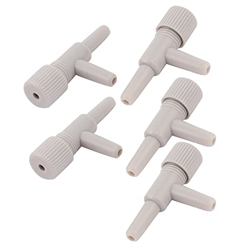 A ABSOPRO Réglable Aquarium Poisson Oxygène Air Conduite Tube Débit Contrôle Vannes (Ensemble de 5)