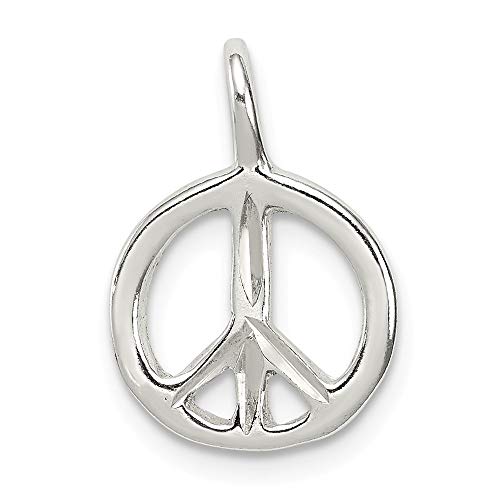 925 Sterling Silver Peace Charm Pendant